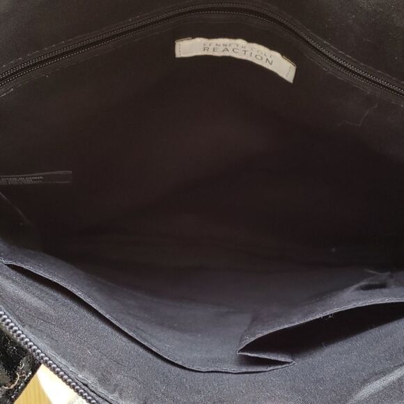 Kenneth Cole Reaction  black and gray crossbody bag - Picture 5 of 10